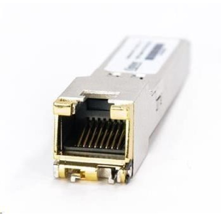 SFP+ transceiver 10Gbps, 10GBASE-T, do 30m (CAT 6A či 7), RJ-45, 0 až 70°C, HPE komp. SFP+ transceiver 10Gbps, 10GBASE-T, do 30m (CAT 6A či 7), RJ-45, 0 až 70°C, HPE komp.