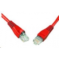 Solarix Patch kabel CAT5E UTP PVC 5m červený snag-proof C5E-114RD-5MB