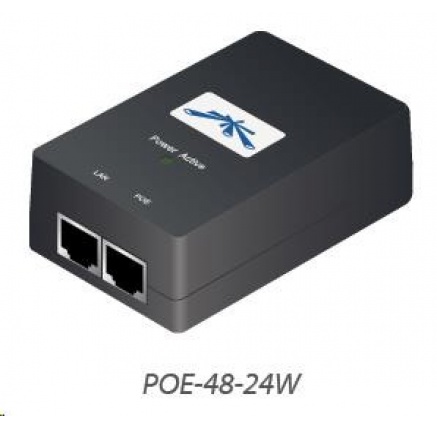 UBNT POE-48-24W [PoE adaptér 48V/0,5A (24W), vč. napájecího kabelu]
