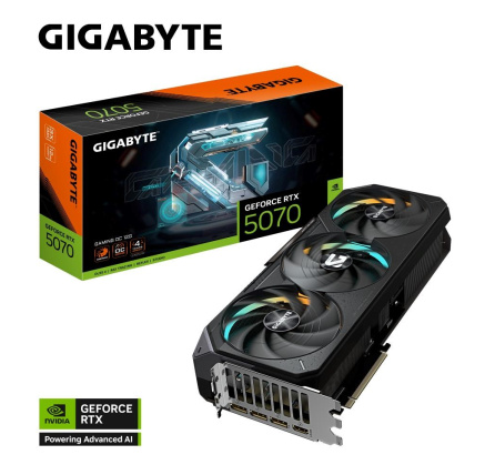 GIGABYTE VGA NVIDIA GeForce RTX 5070 Ti GAMING OC 16G, 16G GDDR7, 3xDP, 1xHDMI