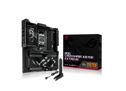 ASUS MB Sc AM5 ROG CROSSHAIR X870E EXTREME, AMD X870, 4xDDR5, 1xHDMI, 2xUSB4, WiFi, E-ATX