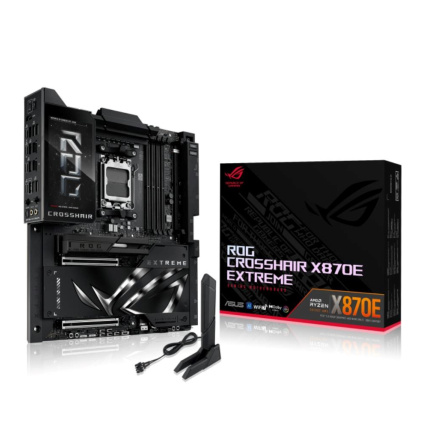 ASUS MB Sc AM5 ROG CROSSHAIR X870E EXTREME, AMD X870, 4xDDR5, 1xHDMI, 2xUSB4, WiFi, E-ATX