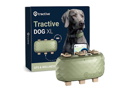 Tractive GPS DOG XL – sledování polohy a aktivity pro psy - zelený