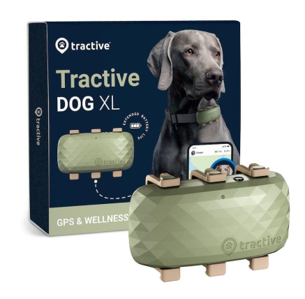Tractive GPS DOG XL – sledování polohy a aktivity pro psy - zelený