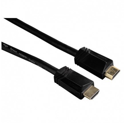 Hama HDMI kábel vidlica - vidlica, pozlátený, 3*, 5 m