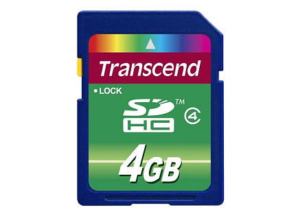 TRANSCEND SDHC karta 4GB Class 4