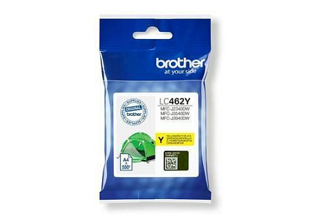 BROTHER INK LC-462Y - yellow - cca 550stran, pro MFC-J2340 MFC-J3540 MFC-J3940