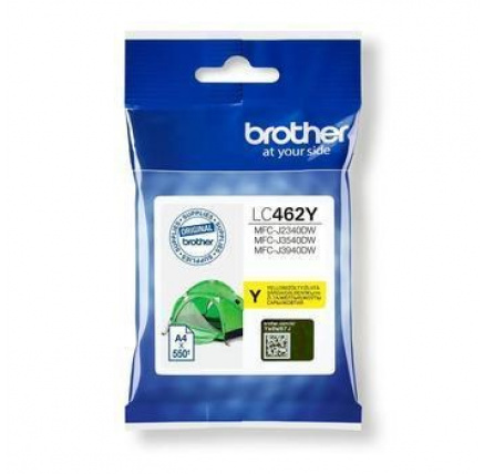 BROTHER INK LC-462Y - yellow - cca 550stran, pro MFC-J2340 MFC-J3540 MFC-J3940