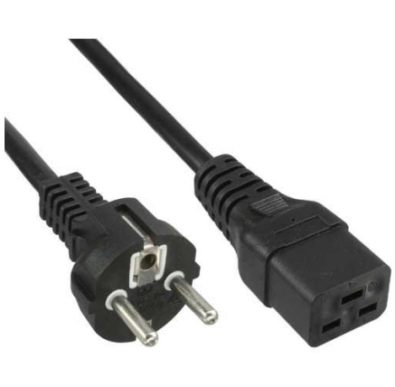 PremiumCord kabel síťový k počítači 230V 16A 1,5m IEC 320 C19 konektor PremiumCord kabel síťový k počítači 230V 16A 1,5m IEC 320 C19 konektor