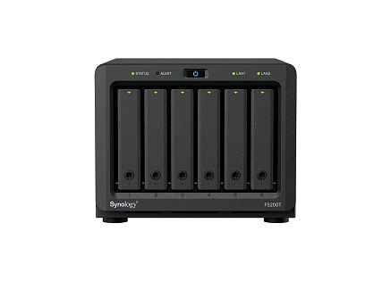Synology FS200T FlashStation (4C/CeleronJ4125/2-2,7GHz/4GBRAM/6xSATA/2xUSB3.2/1x2,5GbE/1xGbE)