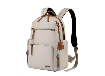 MYBALO Zoey dámský městský batoh - Béžová MYBALO Zoey dámský městský batoh - Béžová