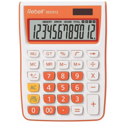 REBELL kalkulačka - RE-SDC912OR BX
