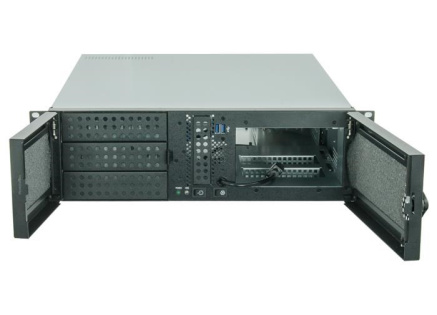 CHIEFTEC skříň Rackmount 3U ATX/mATX, UNC-310A-B, zdroj APS-500SB (500W)