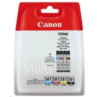Canon CARTRIDGE CLI-581 C/M/Y/BK MULTI SEC pro PIXMA TS615x,625x,635x,815x,915x, TR7550 (200 str.)