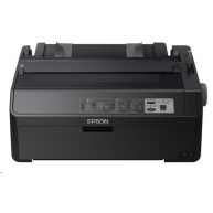 EPSON tiskárna jehličková LQ-590IIN, A3, 24 jehel, high speed draft 550 zn/s, 1+6 kopii, USB 2.0, Ethernet