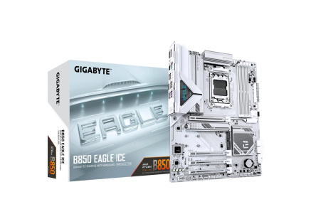 GIGABYTE MB Sc AM5 B850 EAGLE ICE, AMD B850, 4xDDR5, 1xDP, 1xHDMI, ATX