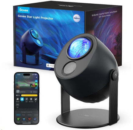 Govee Galaxy Light Projector Pro Matter s reproduktorem
