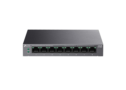 TP-Link LiteWave switch LS108GP (8xGbE, 8xPoE+, 62W, fanless)