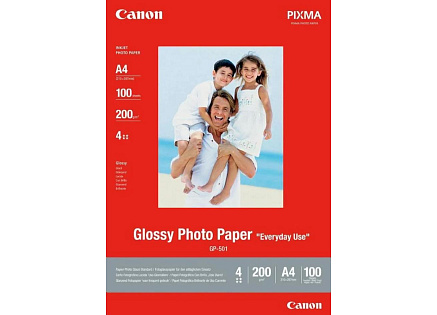 Canon fotopapír GP-501, A4, lesklý, 100 ks, 200g/m