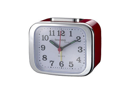 TechnoLine Modell XL analogový budík, červený
