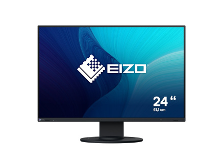 EIZO MT 24" EV2410R-BK FlexScan, IPS, 1920x1200, 350nit, 1300:1, 5ms, DisplayPort, HDMI, DVI-D, D-sub, USB, Repro, Černý