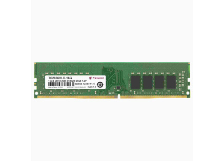 TRANSCEND DIMM DDR4 16GB 2666MHz 2Rx8 1Gx8 CL19 1.2V