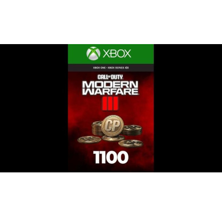 Call of Duty: Modern Warfare III - 1100 Points (Xbox One / Xbox Series X|S) Call of Duty: Modern Warfare III - 1100 Points (Xbox One / Xbox Series X|S)