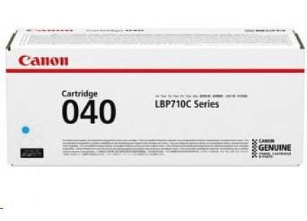Canon TONER  CRG-040HC azurová pro i-SENSYS LBP712Cx, LBP710Cx, imageCLASS LBP712Cdn (10000 str.)