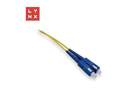 LYNX duplexní patch kabel SM, OS2, SC/SC, 9/125µm, 1m