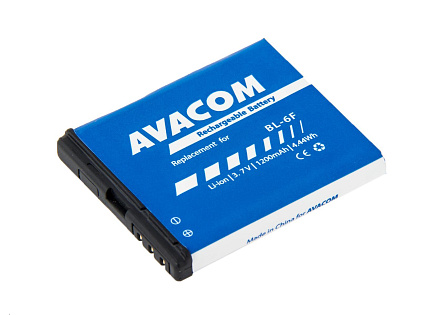 AVACOM Baterie do mobilu Nokia N78 Li-Ion 3,7V 1200mAh (náhrada BL-6F) AVACOM Baterie do mobilu Nokia N78 Li-Ion 3,7V 1200mAh (náhrada BL-6F)