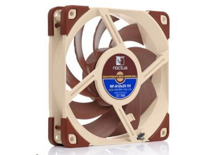 NOCTUA Ventilátor NF-A12x25 5V, 120mm, hnědá