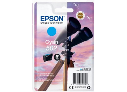 EPSON ink bar Singlepack "Dalekohled" Cyan 502 Ink