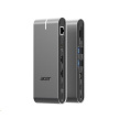 ACER 15in1 USB Type-C Universal Mini-dock: Host interface: USB-C, 2x USB-A 2.0, 1x USB-A 3.2 Gen2, 1x USB-A 3.2 Gen1, 1