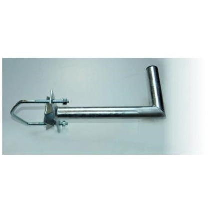 Držák antény na stožár do průměru 150mm s vinklem, žárový zinek, délka 35cm