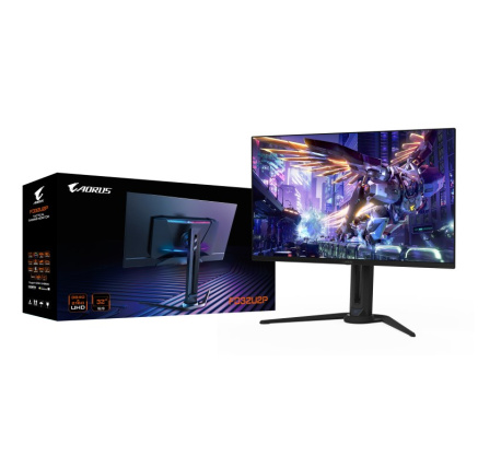 GIGABYTE LCD - 32" Gaming monitor AORUS FO32U2P, OLED, 3840 x 2160 UHD, 240Hz, 1.5M:1, 250cd/m2, 0.03ms, 2xHDMI, 1xDP GIGABYTE LCD - 32" Gaming monitor AORUS FO32U2P, OLED, 3840 x 2160 UHD, 240Hz, 1.5M:1, 250cd/m2, 0.03ms, 2xHDMI, 1xDP