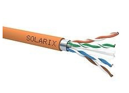 Instalační kabel Solarix CAT6A UTP LSOHFR B2ca-s1,d1,a1 500m SXKD-6A-UTP-LSOHFR-B2ca
