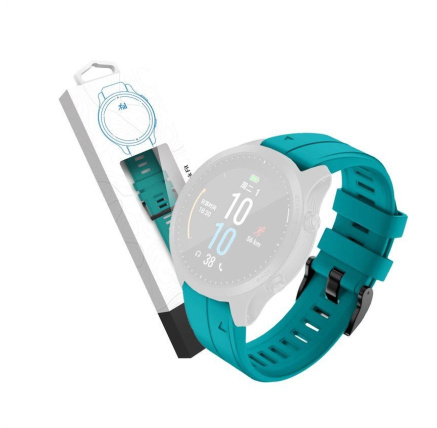 RhinoTech řemínek pro Garmin QuickFit sportovní silikonový 26mm světle zelený