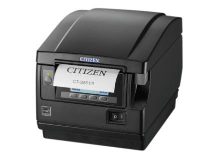 Citizen CT-S851III, 8 dots/mm (203 dpi), USB, black