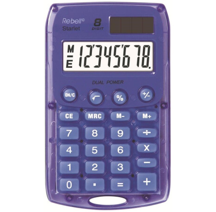 REBELL kalkulačka - StarletV BX - fialová