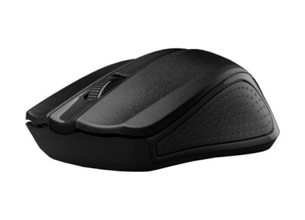 C-TECH myš WLM-01, černá, bezdrátová, USB nano receiver
