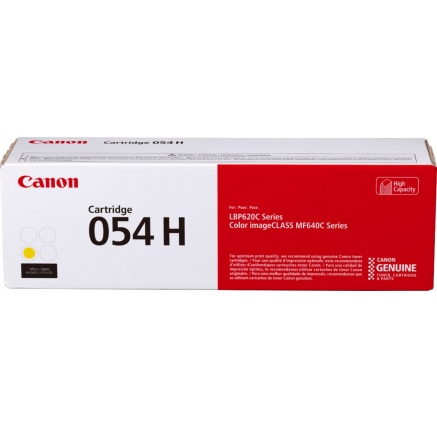 Canon TONER CRG-054H žlutá pro i-SENSYS LBP621Cw, LBP623Cdw, MF641Cw, MF643Cdw (2 300 str.)