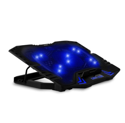 EVOLVEO Ania 5, chladicí podstavec pro notebook, modré podsvícení