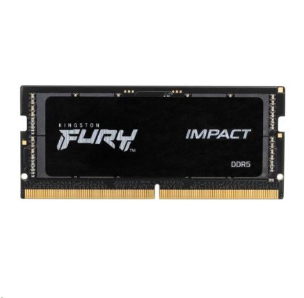 KINGSTON SODIMM DDR5 16GB 5600MT/s CL40 FURY Impact PnP KINGSTON SODIMM DDR5 16GB 5600MT/s CL40 FURY Impact PnP