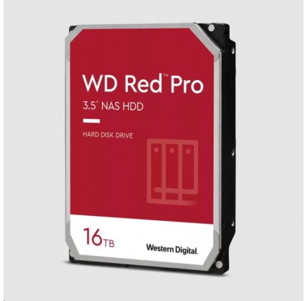 WD RED Pro NAS WD161KFGX 16TB, SATA III 3.5", 512MB 7200RPM, 259MB/s, CMR