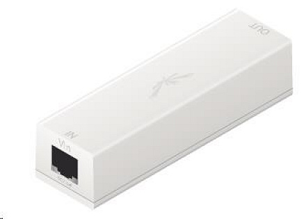 UBNT INS-8023AF-I [vnitřní PoE konvertor 48V z (aktivní 802.3af) na 18V (pasivní PoE pro UBNT)]