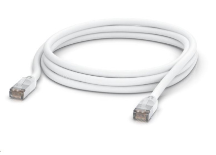 UBNT UACC-Cable-Patch-Outdoor-3M-W, Outdoor UniFi Patch kabel, 3m, Cat5e, bílý