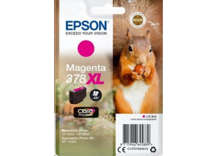 EPSON ink bar Singlepack Magenta 378XL Claria Photo HD Ink 9,3 ml EPSON ink bar Singlepack Magenta 378XL Claria Photo HD Ink 9,3 ml