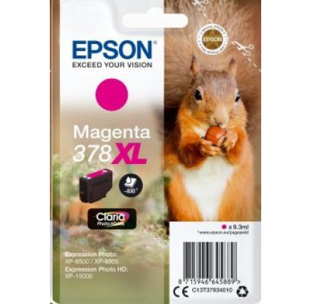 EPSON ink bar Singlepack Magenta 378XL Claria Photo HD Ink 9,3 ml