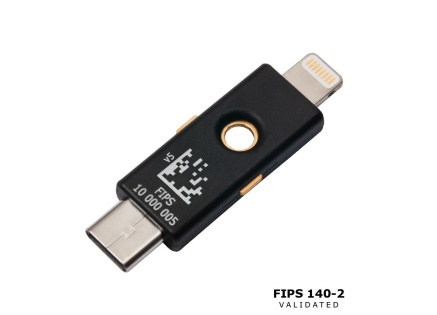 YubiKey 5Ci FIPS - USB-C+Lighting