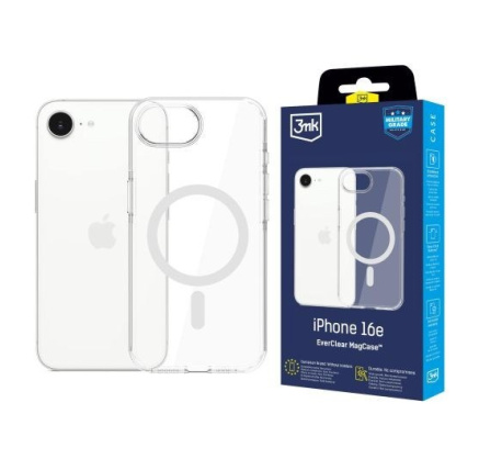 3mk ochranný kryt EverClear Magcase pro Apple iPhone 16E 3mk ochranný kryt EverClear Magcase pro Apple iPhone 16E